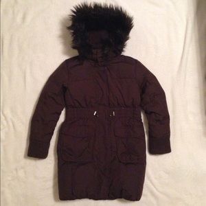 Gap Brown hooded puffer Jacket